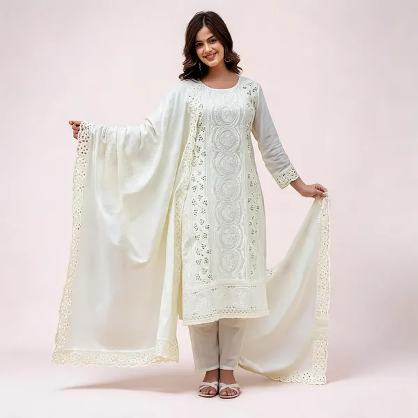 Off_White_Georgette_Embroidered_Straight_Kurta_Pant_Set_For_Women