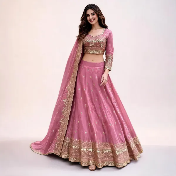 Rose_Pink_Fandy_Silk_Embroidered_Lehenga_Choli_Set_For_Women