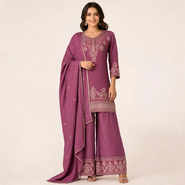 Purple_Rangoli_Crush_Embroidered_Kurti_Palazzo_Set_For_Women