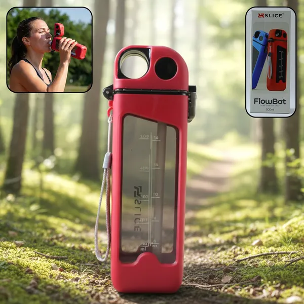 Red_Plastic_Sports_Water_Bottle_With_Measuring_Scale