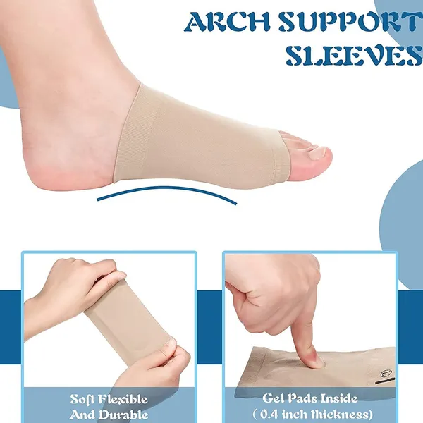 Beige_Gel_Pad_Plantar_Fasciitis_Arch_Sleeves