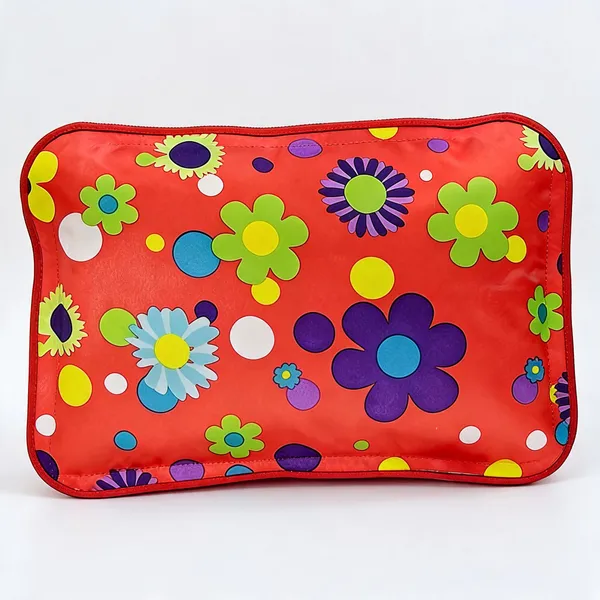 Red_Floral_Print_Zipper_Pouch
