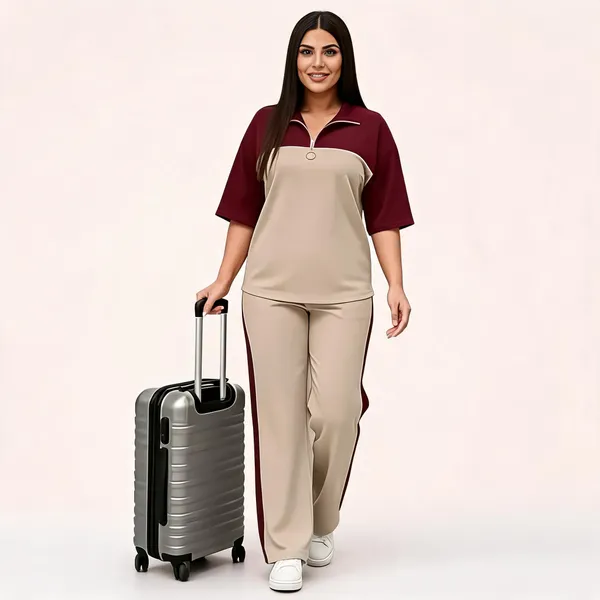 Maroon_Cotton_Relaxed_Fit_Night_Suit_For_Women