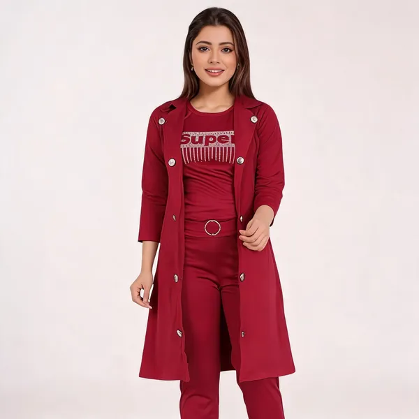 Maroon_Cotton_Relaxed_Fit_Night_Suit_For_Women