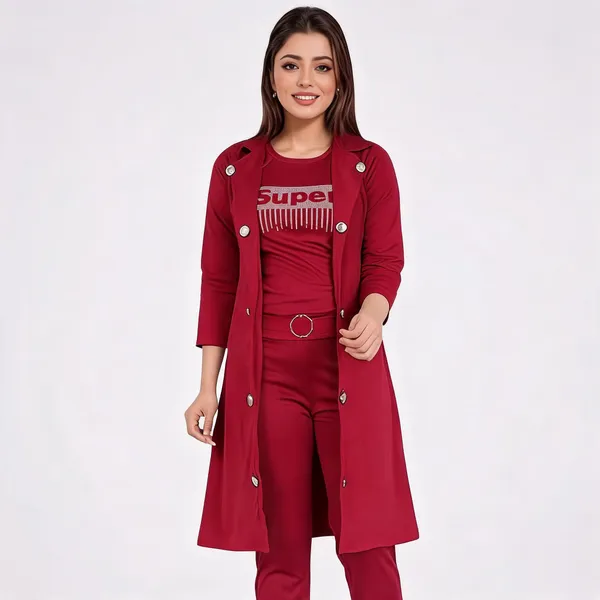 Maroon_Cotton_Relaxed_Fit_Night_Suit_For_Women