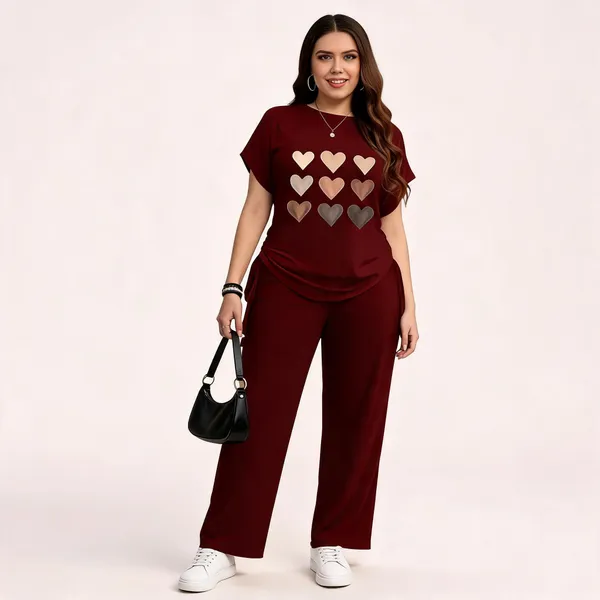 Maroon_Cotton_Relaxed_Fit_Night_Suit_For_Women