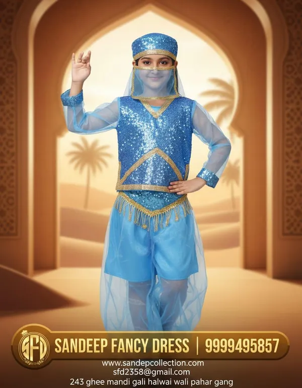 Sky_Blue_Satin_Arabian_Fancy_Dress_Costume_For_Kids