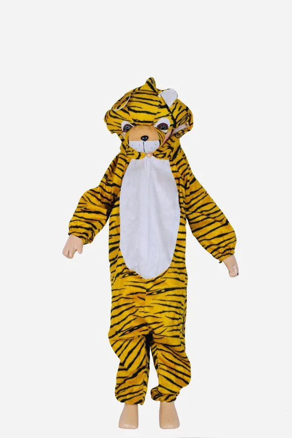 Yellow_Black_Nylex_Tiger_Print_Full_Body_Costume_For_Kids