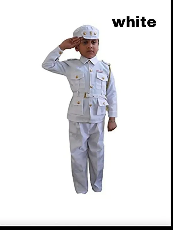 White_Cotton_Uniform_Style_Fancy_Dress_Costume_For_Boys