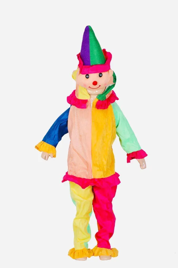 Multicolour_Nylex_Clown_Fancy_Dress_Costume_For_Kids
