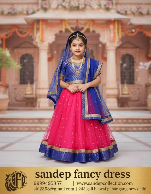 Blue_Pink_Net_Brocade_Radha_Lehenga_Choli_Costume_For_Kids_costume_only