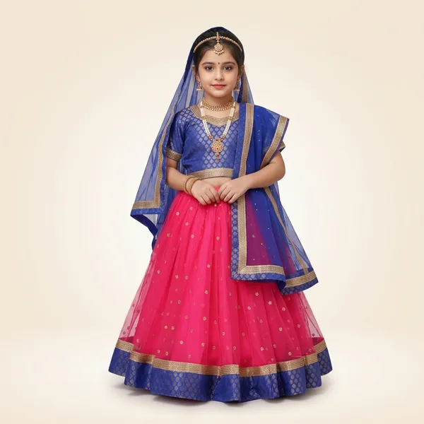 Blue_Pink_Net_Brocade_Radha_Lehenga_Choli_Costume_For_Kids_costume_only