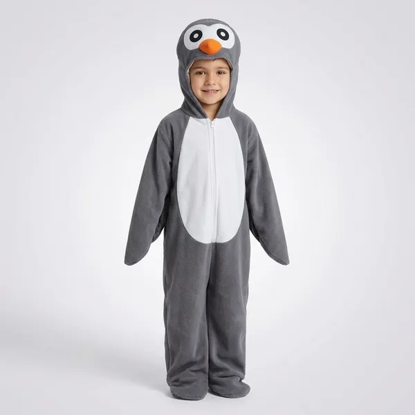 Grey_Nylex_Penguin_Hooded_Fancy_Dress_Costume_For_Kids