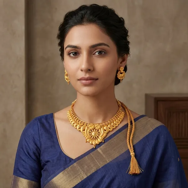 Gold_Brass_Traditional_Choker_Necklace_Jewellery_Set_For_Women