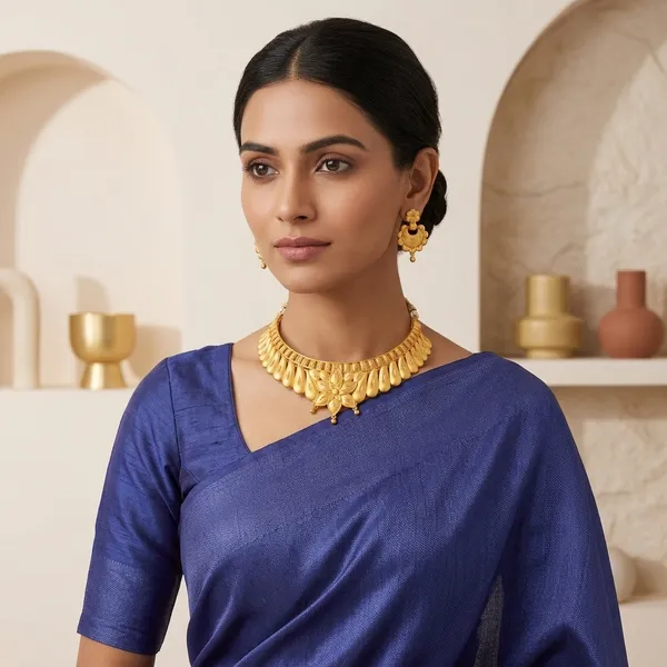 Gold_Brass_Traditional_Choker_Necklace_Jewellery_Set_For_Women