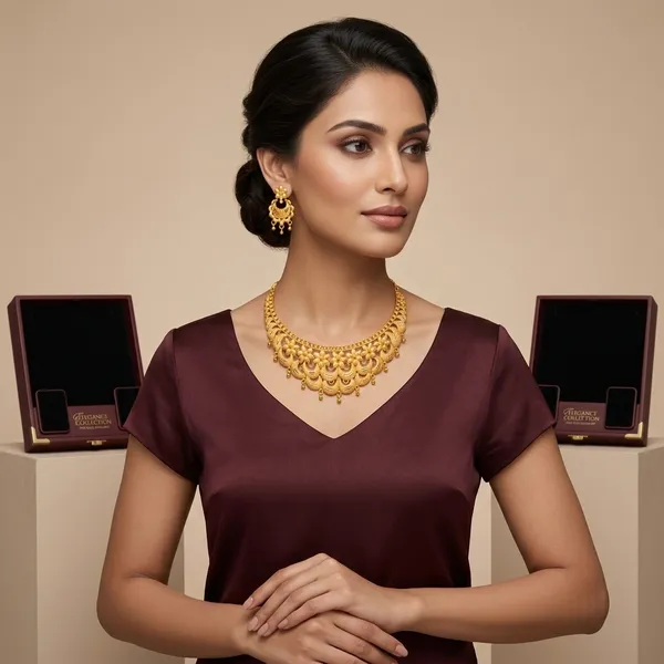Gold_Brass_Traditional_Choker_Necklace_Jewellery_Set_For_Women