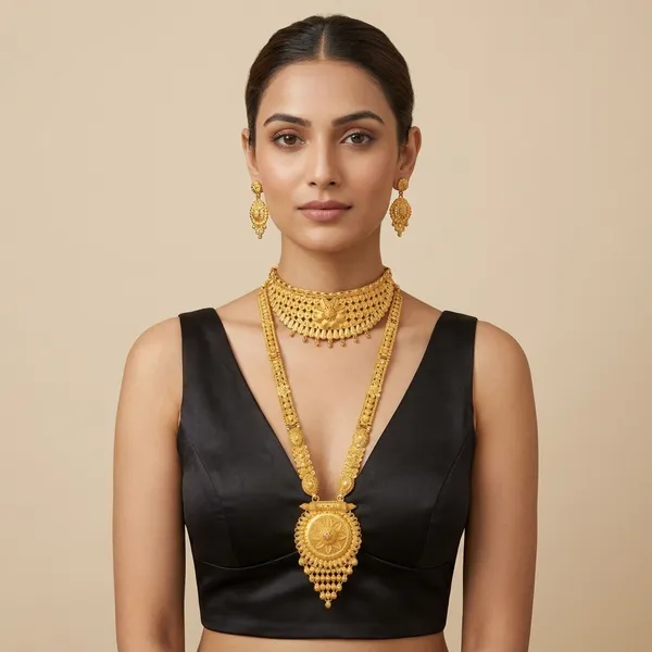 Gold_Brass_Traditional_Necklace_Jewellery_Set_For_Women