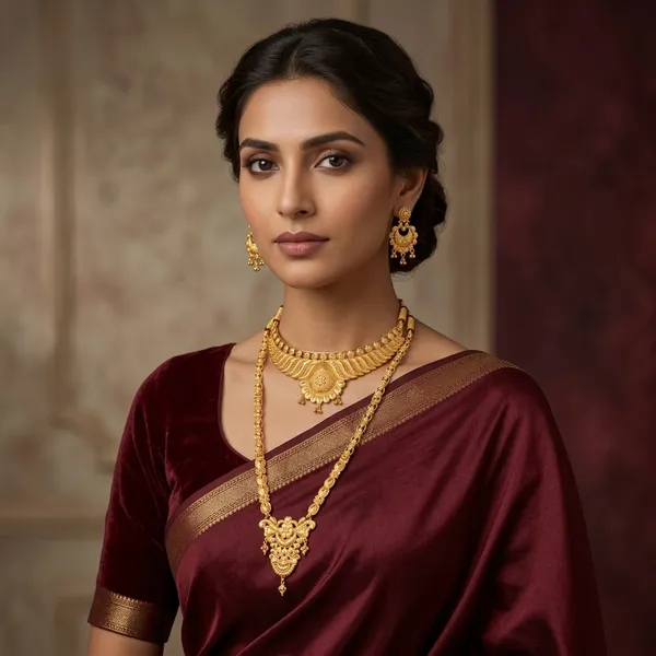 Gold_Brass_Traditional_Necklace_And_Earring_Jewellery_Set_For_Women