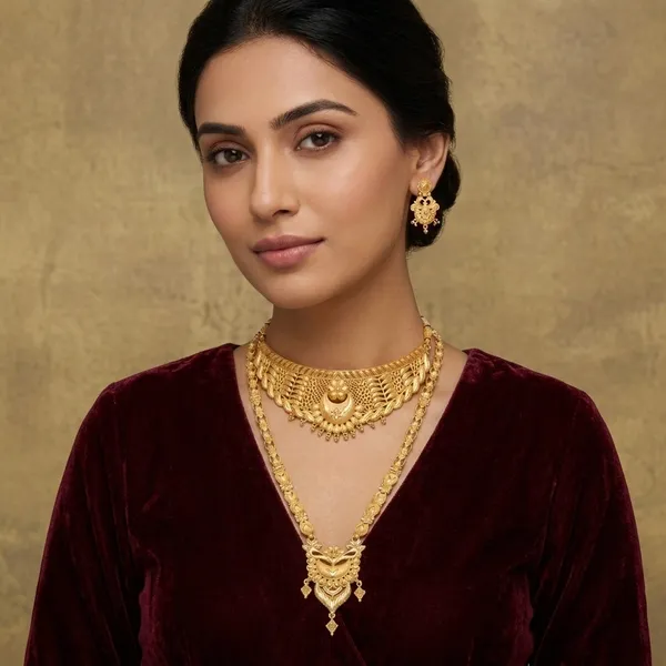 Gold_Brass_Bridal_Jewellery_Set_For_Women