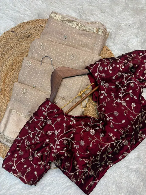 Maroon_Embroidered_Lehenga_Choli_Set_For_Women
