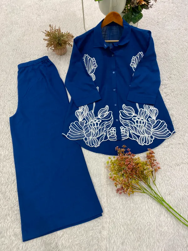 Designer_Embroidered_Cotton_Denim_Cord_Set