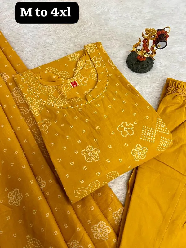 Mustard_Printed_Ethnic_Suit_Set_For_Women