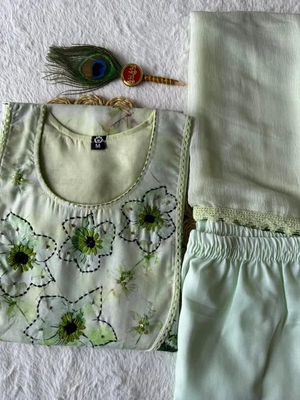 Pista_Green_Floral_Embroidered_Kurta_Pant_Set_with_Dupatta_for_Women