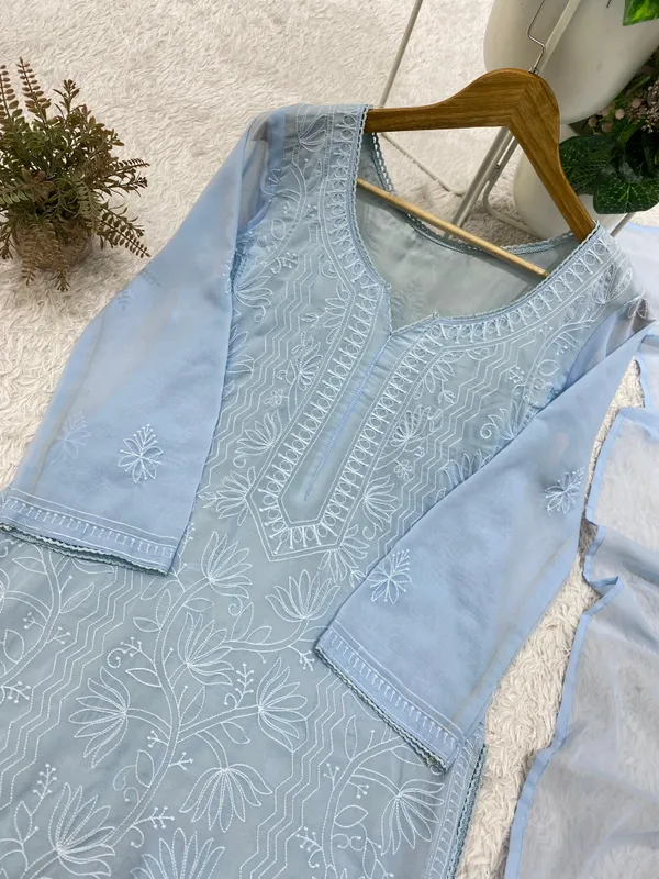 Powder_Blue_Chikankari_Kurta_Pant_Set_with_Dupatta_for_Women