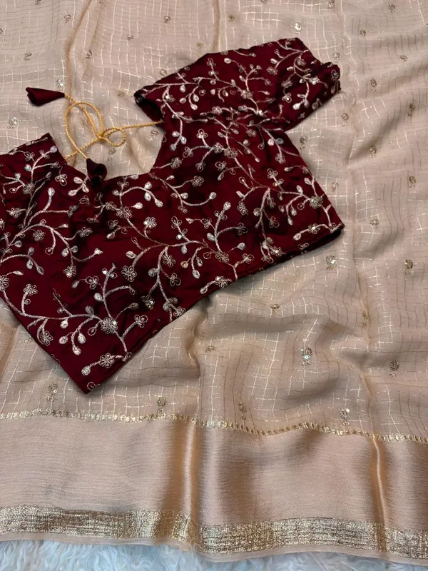 Maroon_Embroidered_Lehenga_Choli_Set_For_Women
