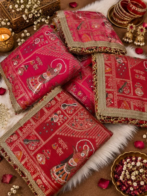 Rani_Pink_Dola_Viscose_Meena_Saree_with_Mirror_Work_&_Heavy_Border_–_Karwa_Chauth_&_Teej_Special_Traditional_Saree