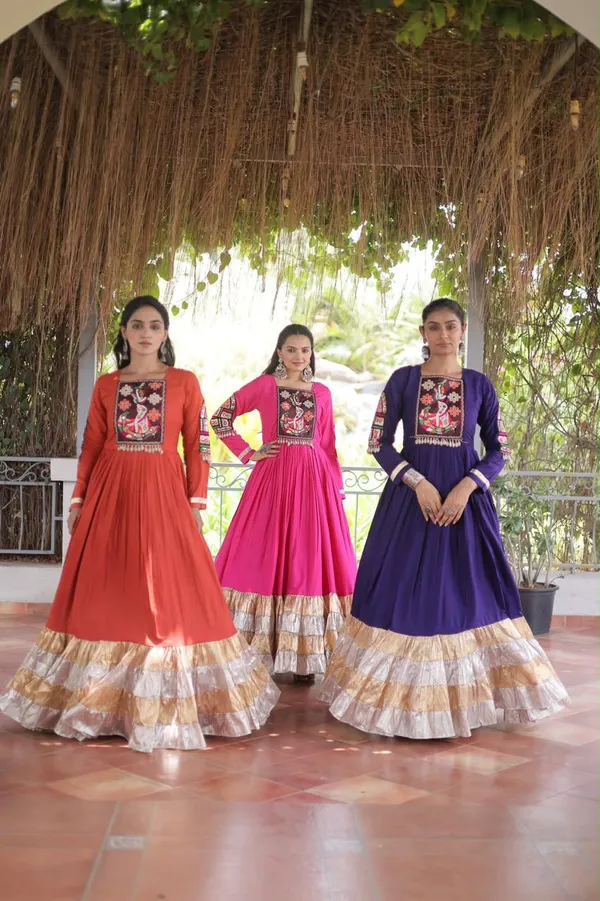 Rust_Rayon_Kutchi_Gamthi_Work_Navratri_Gown_–_12_Meter_Flare_Embroidered_Garba_Dress