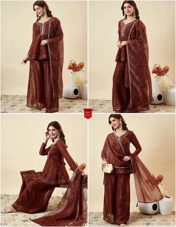 Wine_Brown_Fandy_Silk_Embroidered_Kurti_Pant_Dupatta_Set_with_Full_Sleeves_–_3-Piece_Ethnic_Suit_Set