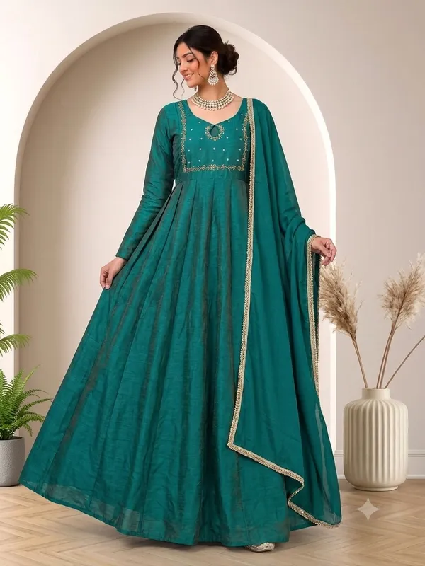 Women’s_Teal_Green_Anarkali_Suit_Set_with_Dupatta_–_Embroidered_Festive_Ethnic_Wear