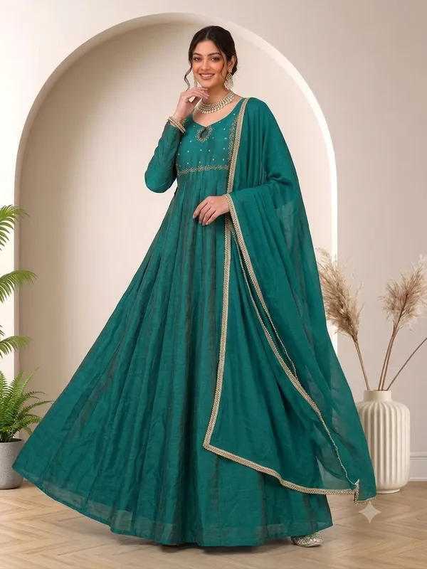 Women’s_Teal_Green_Anarkali_Suit_Set_with_Dupatta_–_Embroidered_Festive_Ethnic_Wear