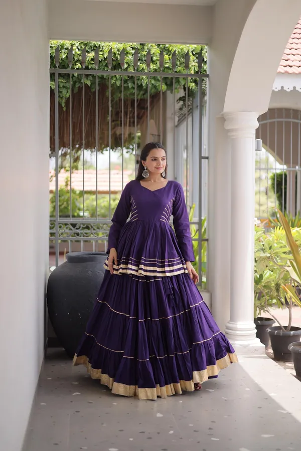 Navratri_Gota_Patti_Peplum_Lehenga_Choli_Set_-_Purple