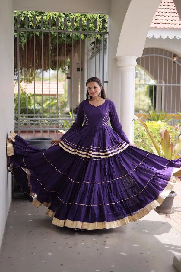 Navratri_Gota_Patti_Peplum_Lehenga_Choli_Set_-_Purple