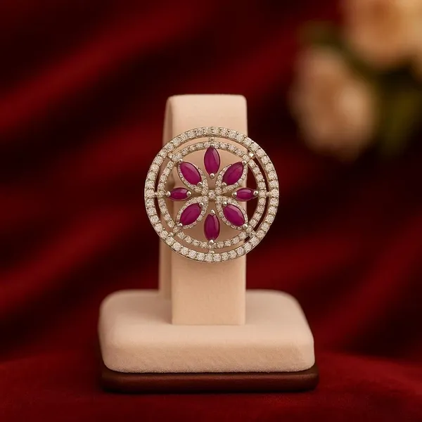 Silver_925_Sterling_Cz_Diamond_Adjustable_Ring_For_Women