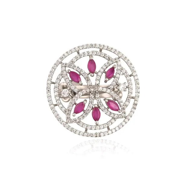 Silver_925_Sterling_Cz_Diamond_Adjustable_Ring_For_Women