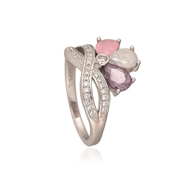 Silver_Sterling_Cz_Solitaire_Adjustable_Ring_For_Women