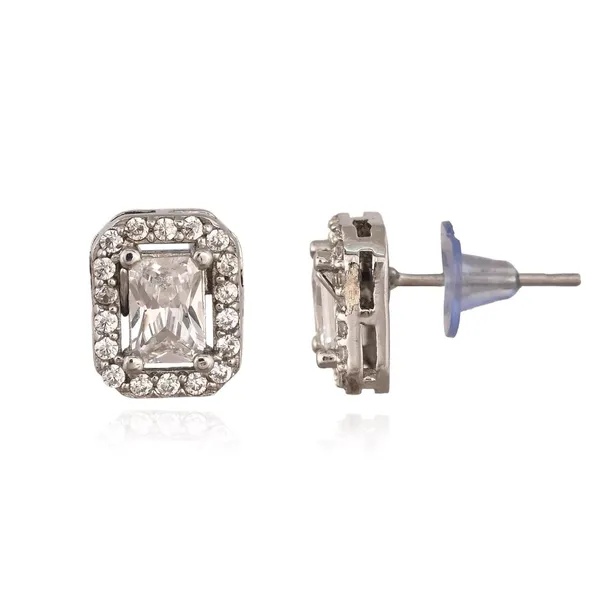 Silver_Emerald-Cut_Halo_Simulated_Diamond_Stud_Earrings_For_Women