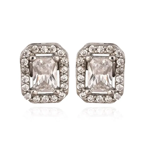 Silver_Emerald-Cut_Halo_Simulated_Diamond_Stud_Earrings_For_Women