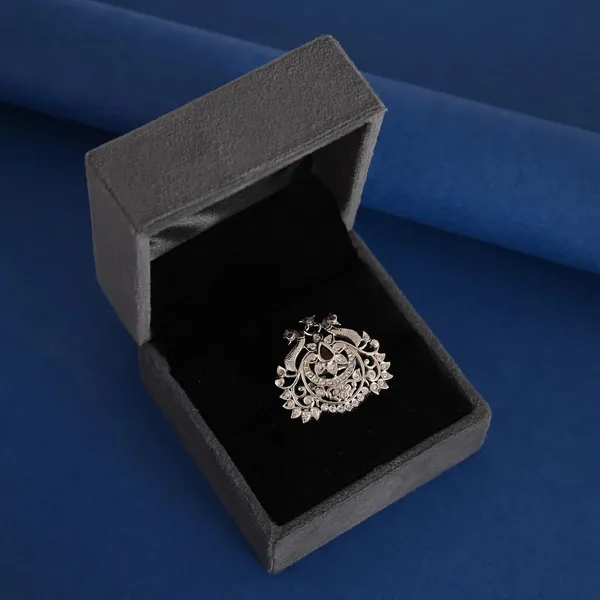 Silver_Peacock_Ruby_Red_Stone_Ring_For_Women