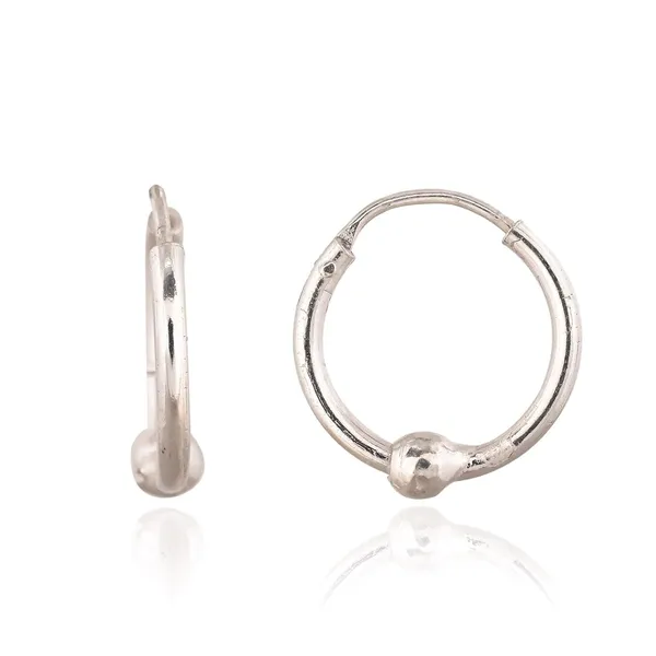 Silver_Sterling_Polished_Bead_Hoop_Earrings_For_Women