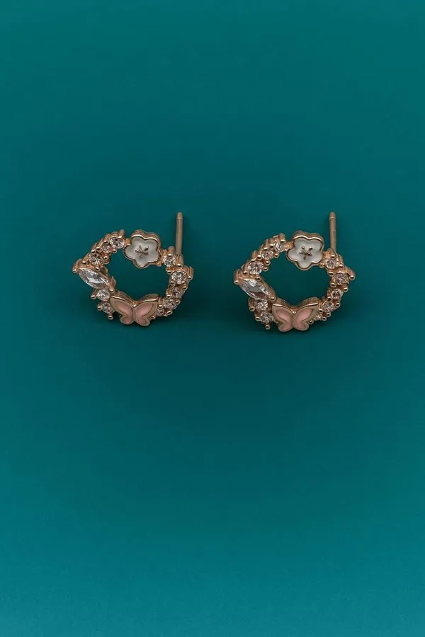 Gold_Silver_Butterfly_Floral_Stud_Earrings_For_Women