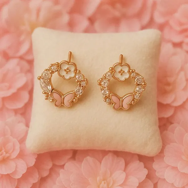 Gold_Silver_Butterfly_Floral_Stud_Earrings_For_Women