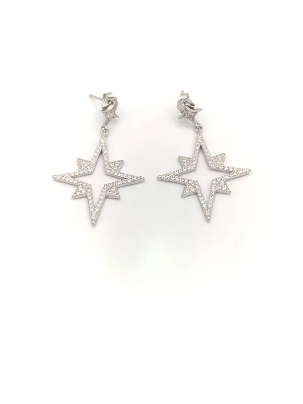 Silver_Star_Stud_Earrings_For_Women