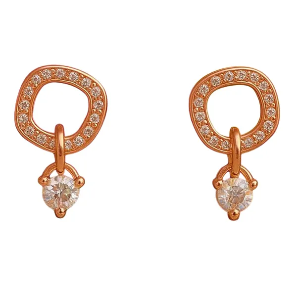 Rose_Gold_Orchid_Crystal_Pearl_Stud_Earrings_For_Women