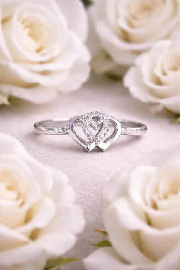 Silver_Sterling_Double_Heart_Ring_For_Women
