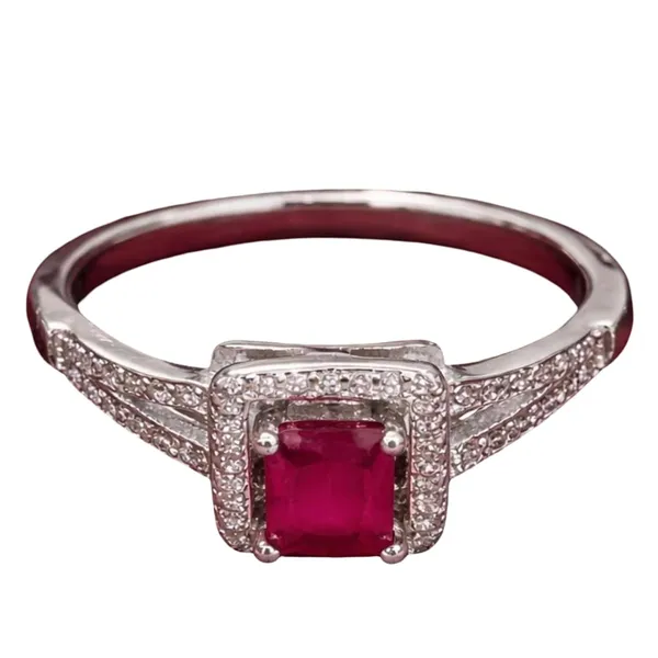 Silver_925_Sterling_Ruby_Tone_Petal_Design_Ring_For_Women
