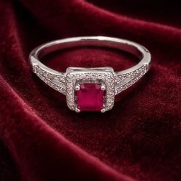 Silver_925_Sterling_Ruby_Tone_Petal_Design_Ring_For_Women